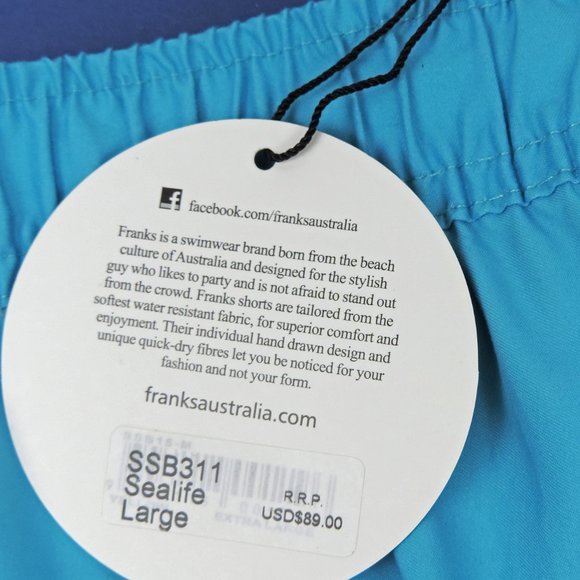 Franks Wave Sealife Swim Trunks (Runs small)